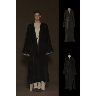 Mutedance 系绳羊毛长外套系列