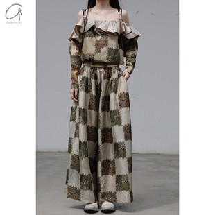 手工染 花色丝质裤 40%OFF Mutedance