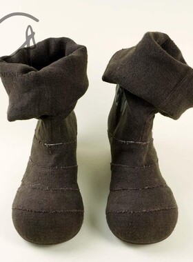 VeniceW 圆头亚麻袜靴系列