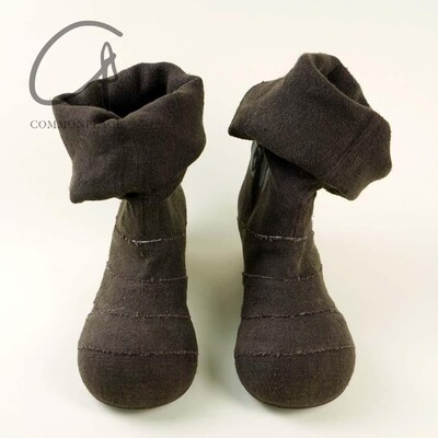 VeniceW 圆头亚麻袜靴系列