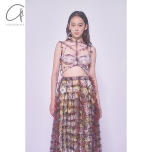 手作 镂空泡泡吊带背心 70%OFF SUSANFANG