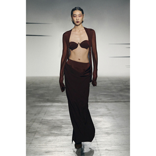 OUDE WAAG 25秋冬 蒂尔达精裁垂坠半裙