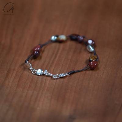 SALE E PEPE 纯银蛋黄石双层手链 commonplace品牌集合店