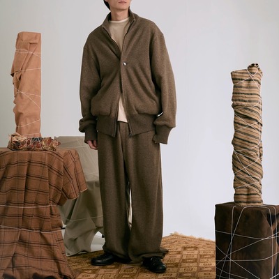 AVIVA JIFEI XUE 25秋冬 针织围松紧带夹克/抽绳裤