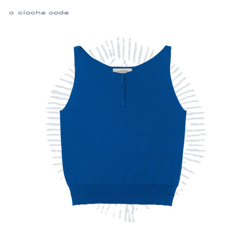 o cloche code 25秋冬 棉羊绒船领背心针织