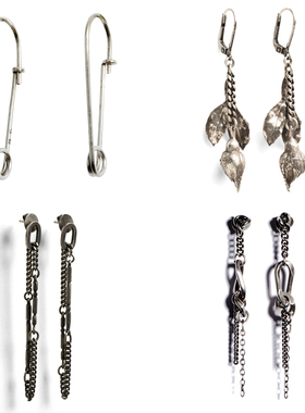 WERKSTATT MUNCHEN 925银 耳饰系列集合 II 德国高程度手工