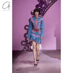 50%OFF NAN KNITS 渐变格纹百褶短裙系列