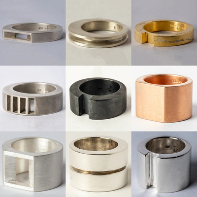 纯银戒指PARTSOFFOUR