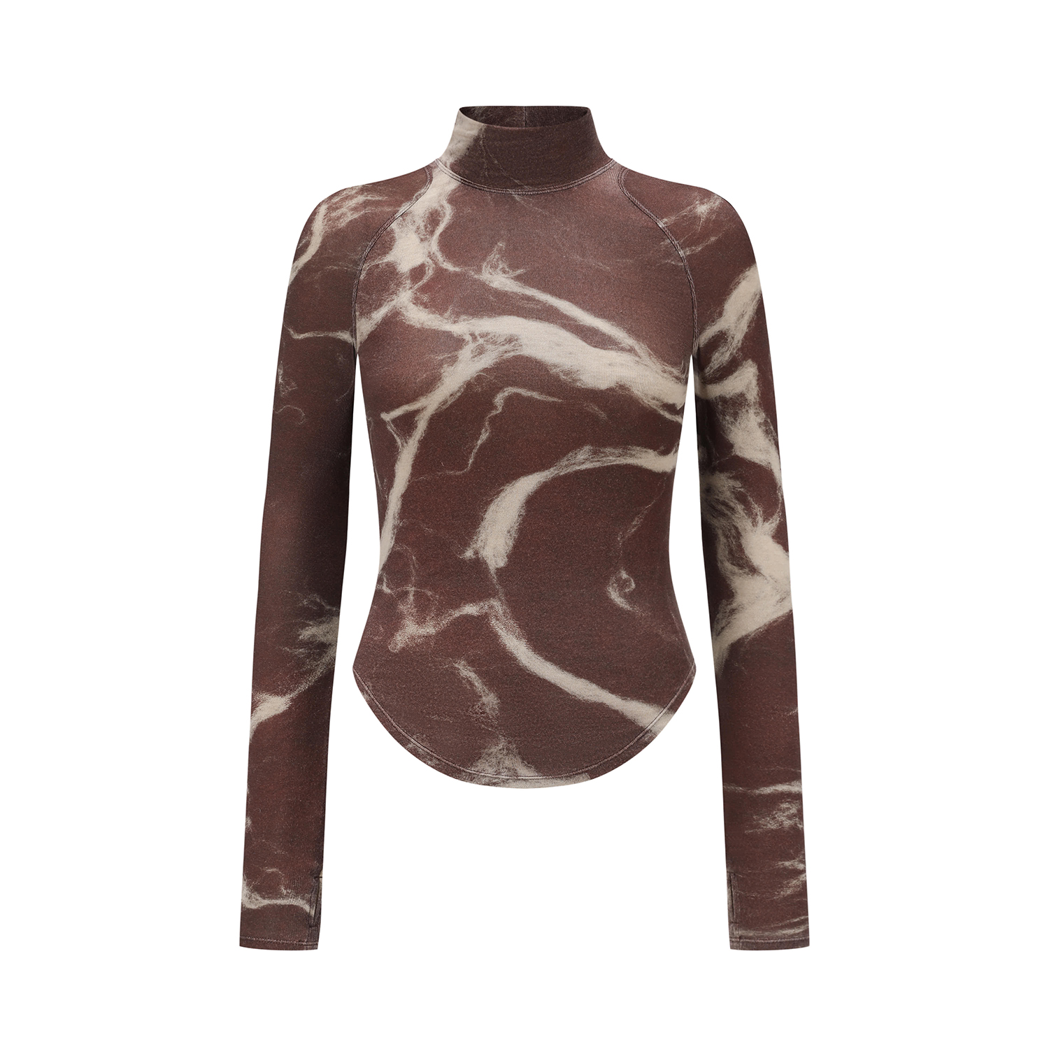 OUDE WAAG 25秋冬 连肩袖螺纹上衣