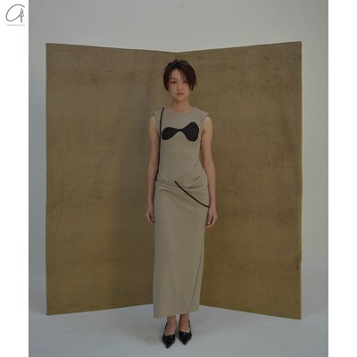 CAROCHIA23秋冬羊毛连衣裙