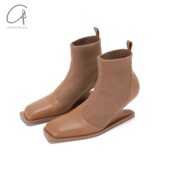 40%OFF 头皮拼接杀手高跟鞋 OUDE WAAG