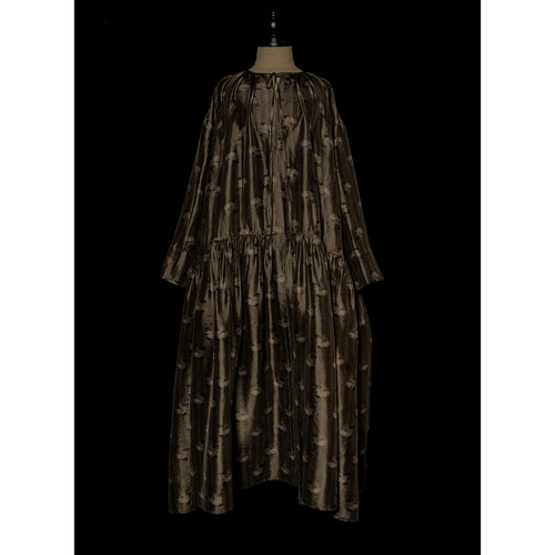 Mutedance 25秋冬 花染长款连衣裙