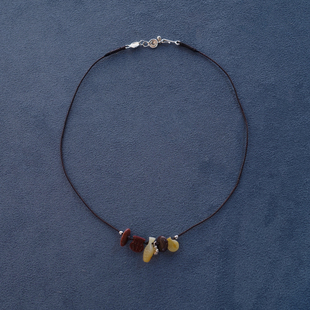 纯银碰杯编绳项链 PEPE SALE