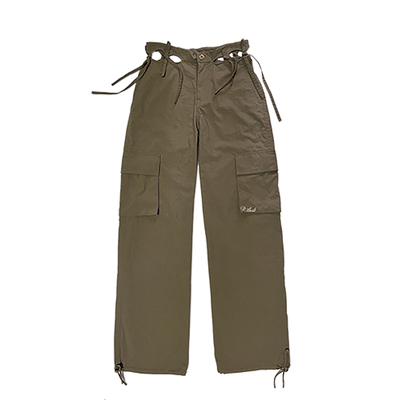 RUI built 刺绣镂空工装裤