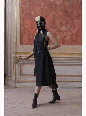 ARCHIVIO J.M.Ribot  侧系带式上衣 复古丝绸 意大利