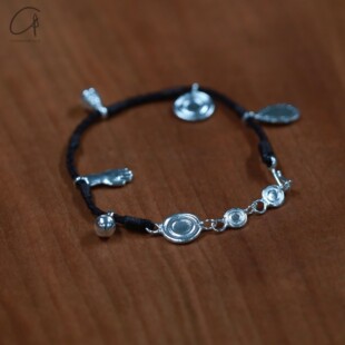 SALE E PEPE 纯银泪手编绳手链 commonplace品牌集合店