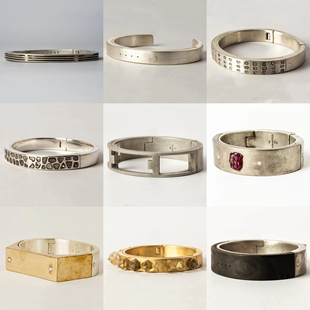 Parts of Four 系统系列手镯集合 高程度手工 天然石头