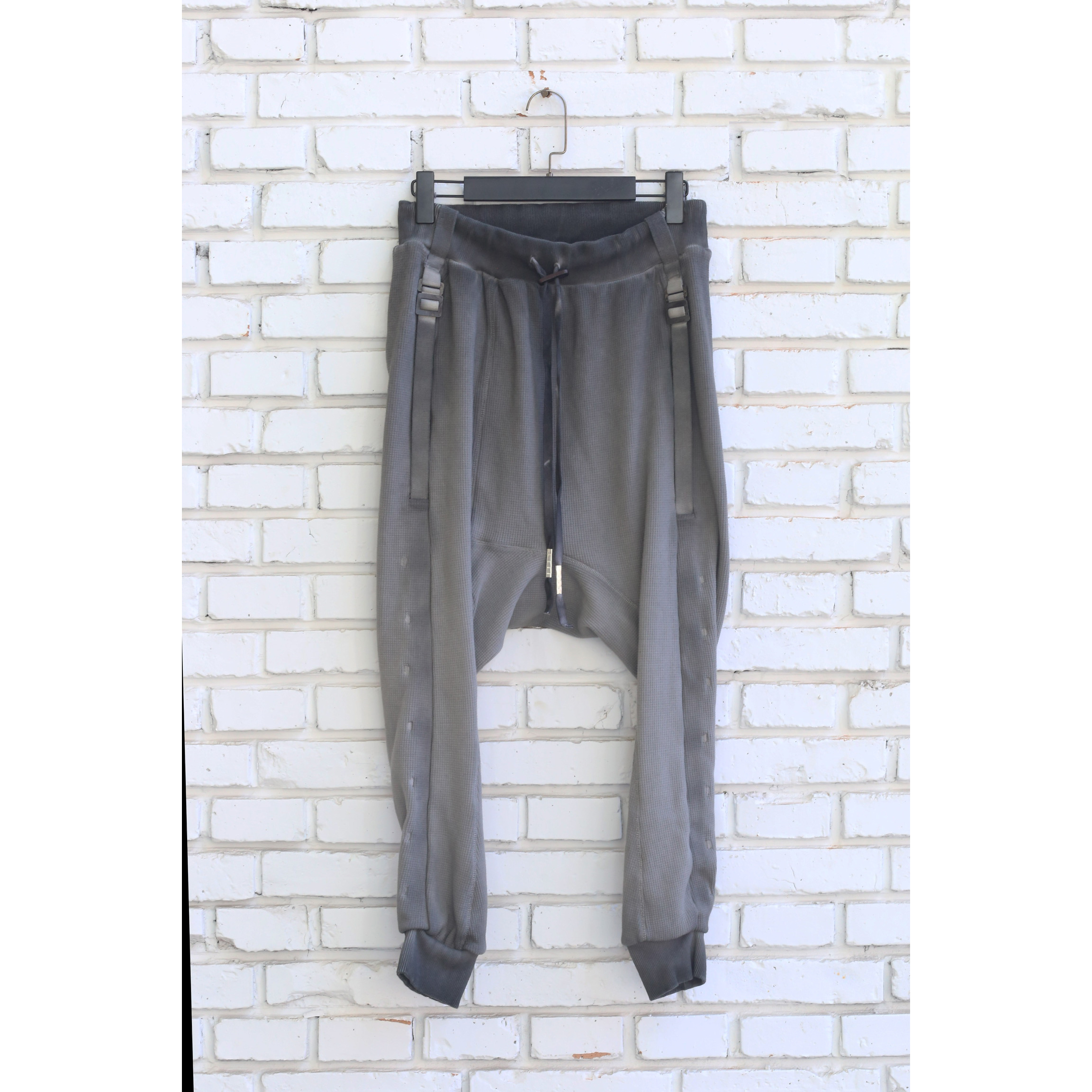 BorisBidjanSaberi格纹抽绳裤