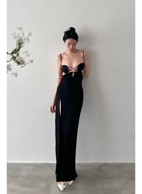 70%OFF Nensi Dojaka  编织长款连衣裙 心形衬垫文胸