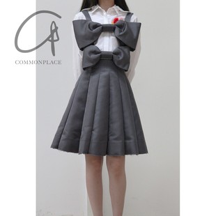 大蝴蝶结V领百褶吊带连衣裙系列 TONG commonplace SHUSHU 90%OFF