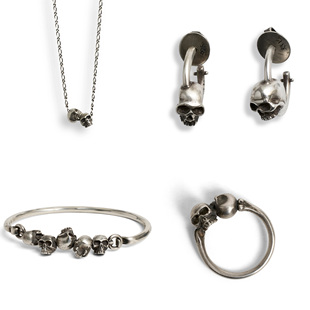 WERKSTATT MUNCHEN 925银 骷髅系列 戒指/耳环/手镯/项链 德国