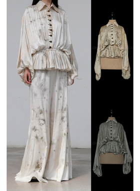 40%OFF Mutedance  真丝束腰系扣衬衫上衣系列