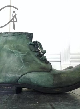 40%OFF A1923 augusta1923 马皮高帮靴系列 意大利手工 男