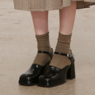 牛皮 方头宫廷鞋 西班牙手作 Yara Miista