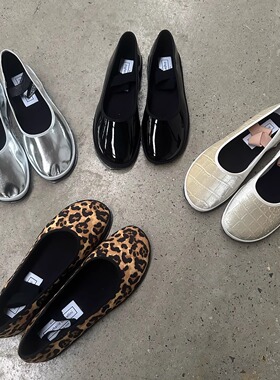 Drogheria Crivellini 25秋冬 芭蕾舞松紧带圆头鞋