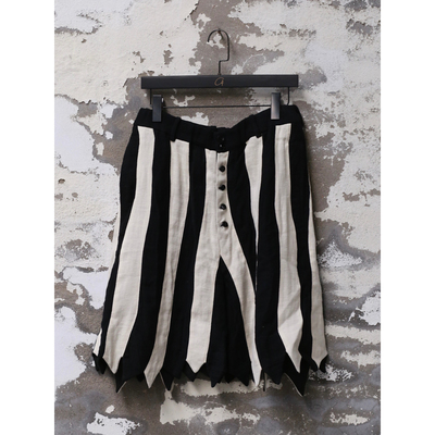 ARCHIVIO J.M.Ribot 条纹短款休闲裤 意大利 工匠