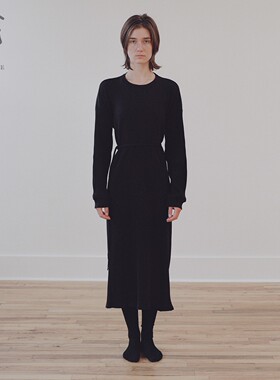 BASERANGE 腰间系绳长袖连衣裙 DRSH系列合集 葡萄牙