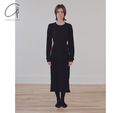 Baserange腰间系绳长袖连衣裙