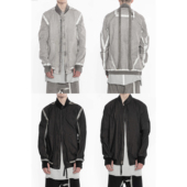 西班牙手工 Boris 男 J3系列 双面穿背带夹克 Bidjan Saberi