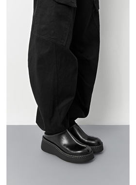 Miista MEGO 黑色穆勒鞋