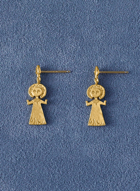 SALE E PEPE 纯银/镀金海神耳环