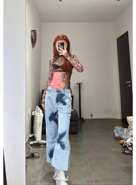 80%OFF Louis Shengtao Chen 嫣红晕染斜门襟蕾丝上衣commonplace