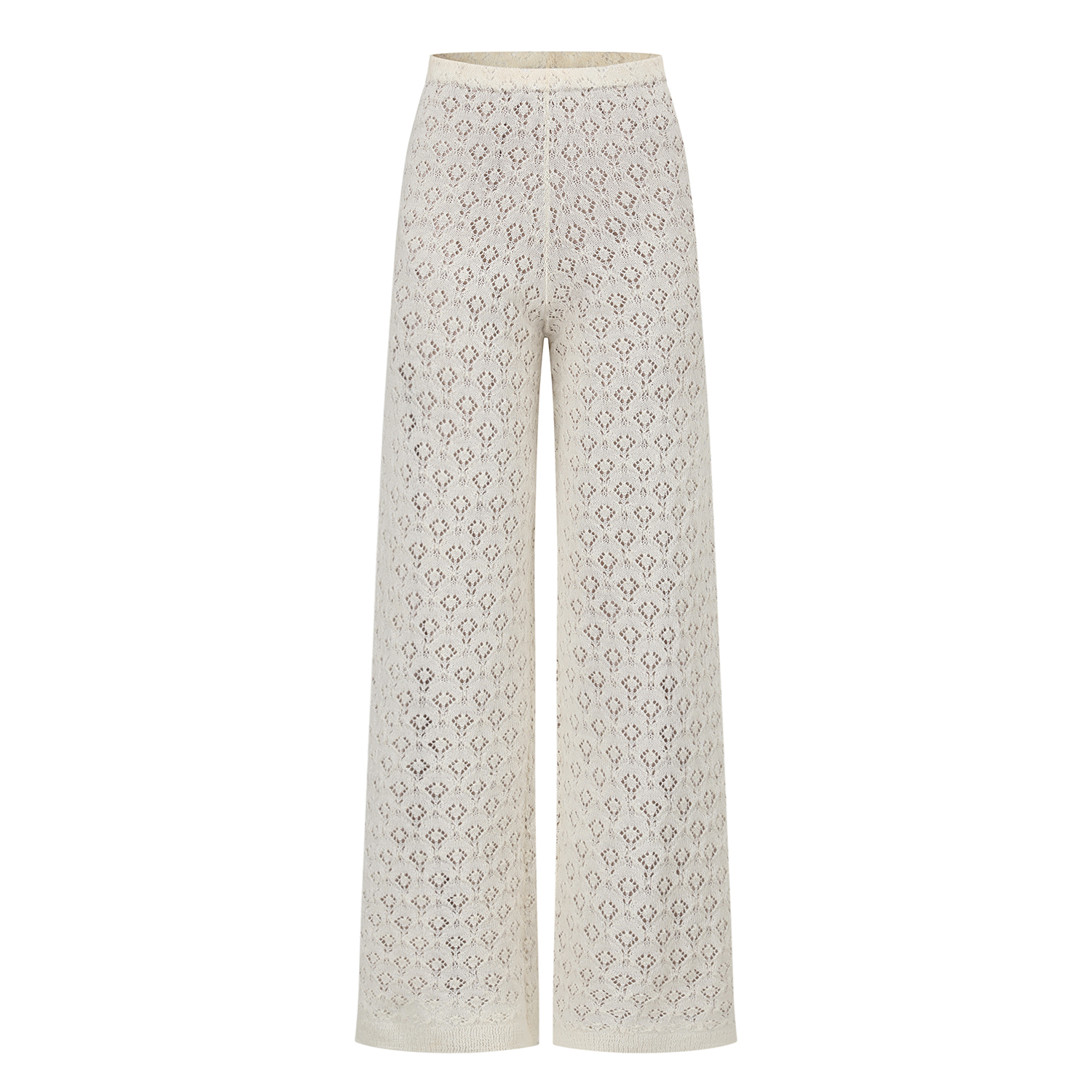 SWAYING 26早春 镂空花型针织长裤