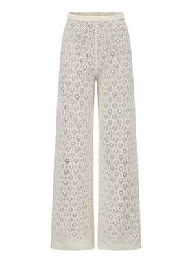 SWAYING 26早春 镂空花型针织长裤