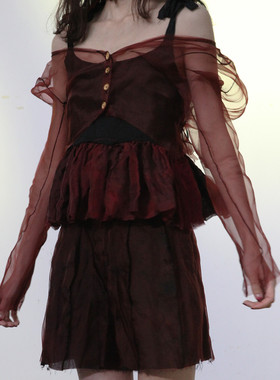 80%OFF  Pengtai 高腰丝与棉麻休闲裤短 法国手工作染