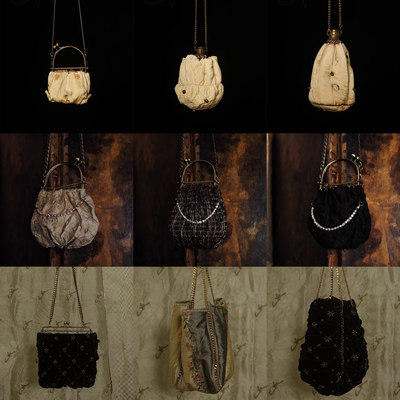 珍珠装饰花染吊带系列