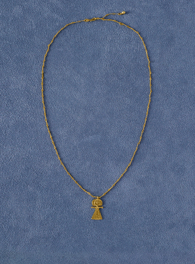 SALE E PEPE 纯银/镀金海神吊坠项链