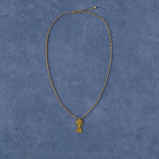 纯银 PEPE 镀金海神吊坠项链 SALE