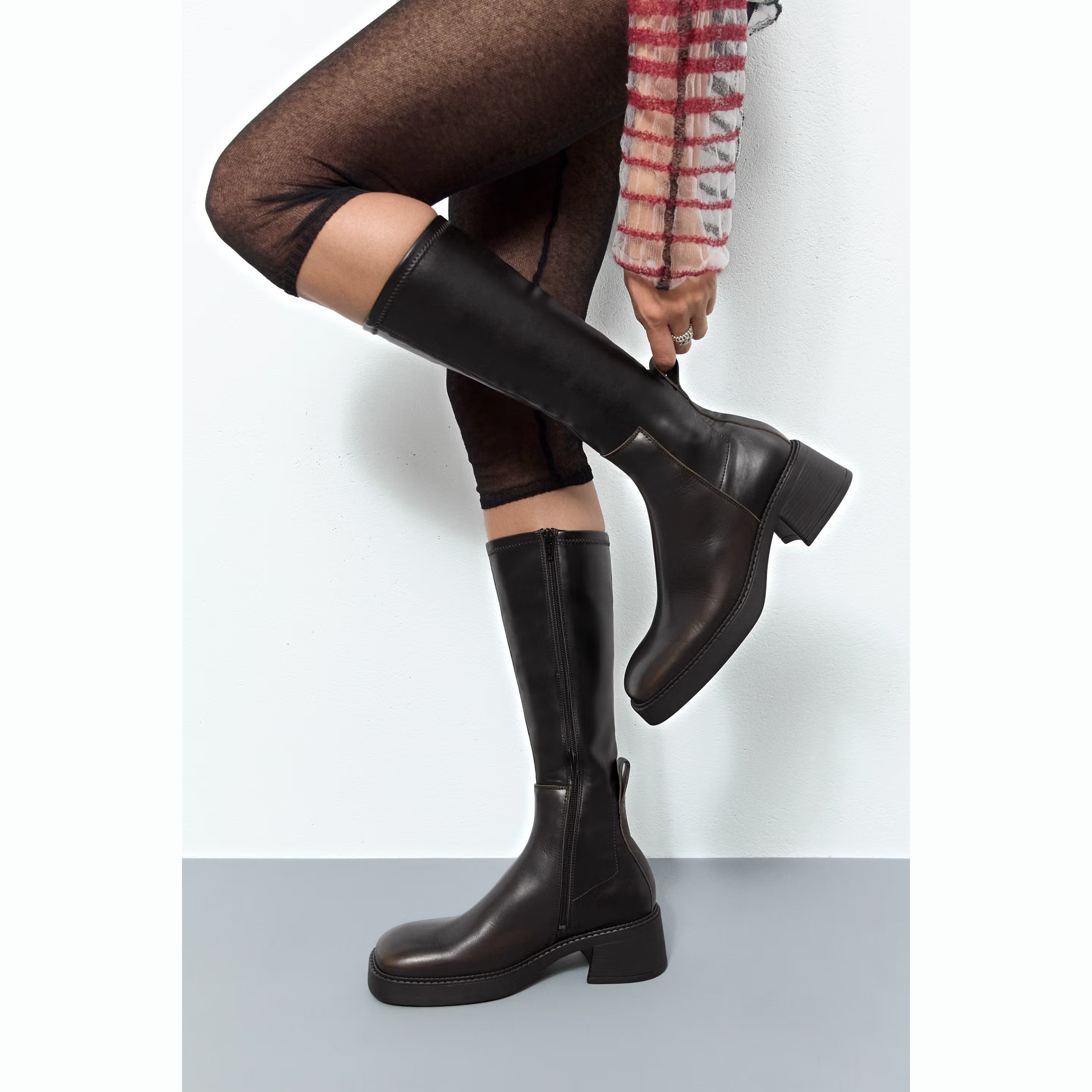 Miista 25秋冬 Margrit 棕黑高筒靴 西班牙