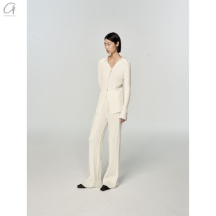 雪尼尔立体条纹长裤 70%OFF SWAYING