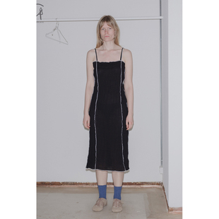 棉 亚麻 吊带连衣裙 法国 BASERANGE