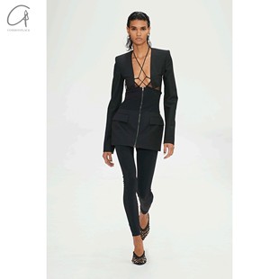 梭织混合夹克连衣裙 Dojaka commonplace Nensi 80%OFF