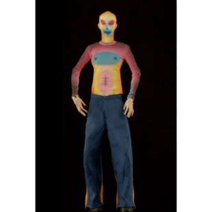 50%OFF Walter Van Beirendonck 中性款针织网眼长袖幽灵T恤上衣