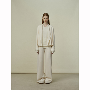 SWAYING 微喇羊毛长裤