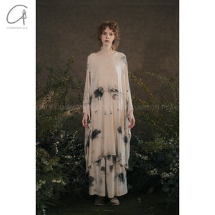 手作 棉 CommonPlace买手店 宽松印染连衣裙 Mutedance