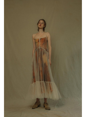 60%OFF Mutedance 花染双层连衣裙系列